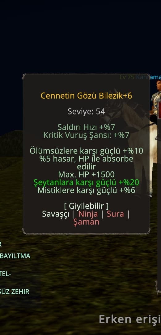 +6 CENNET BILEZK SÜRGÜN SET PROFİLDE TEOS