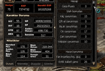 75 bıçakçı boş
