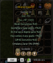 +9 ABANOZ KÜPE 5 PVM