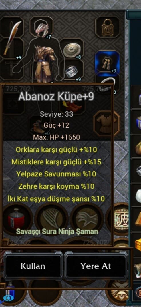 +9 abanoz kupe