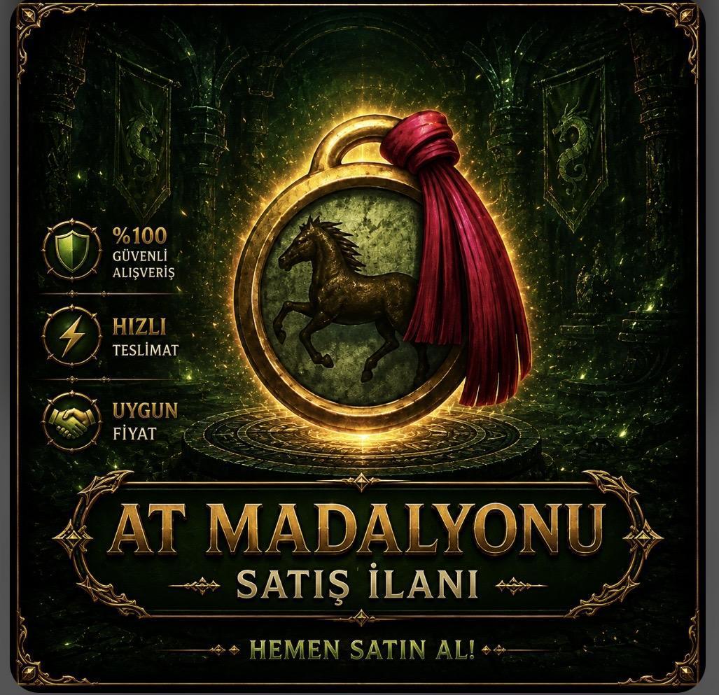 65 AT MADALYONU 1150 TL