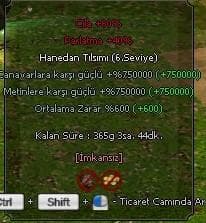 1m Oranlılar ve 750k oranlılar bu itemler hasar uçuruyor !!!!!