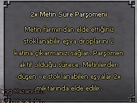 2x Metin Parşomeni