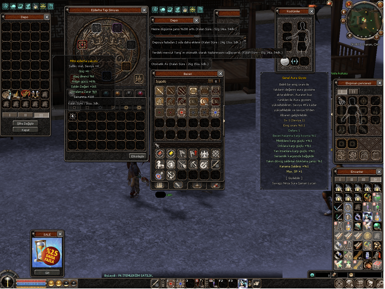 LYCAN 62 LV-MİTSİ YAKUT-2 P-AURA-74 GÜN PREMIUM P. EKPMAN SAYFASI ACK