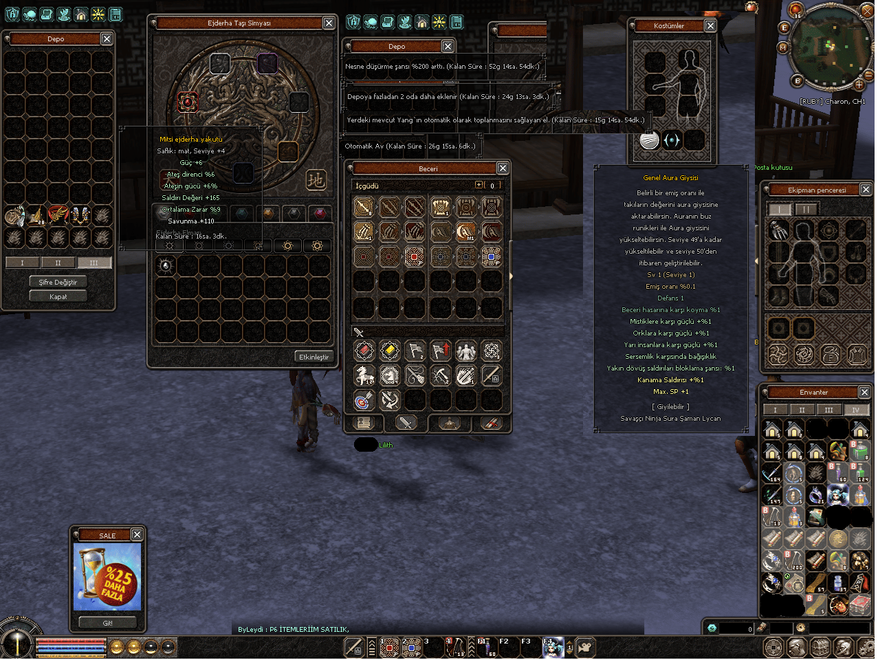 LYCAN 62 LV-MİTSİ YAKUT-2 P-AURA-4 ID-74 GÜN PREMIUM P. EKPMAN SAYFA