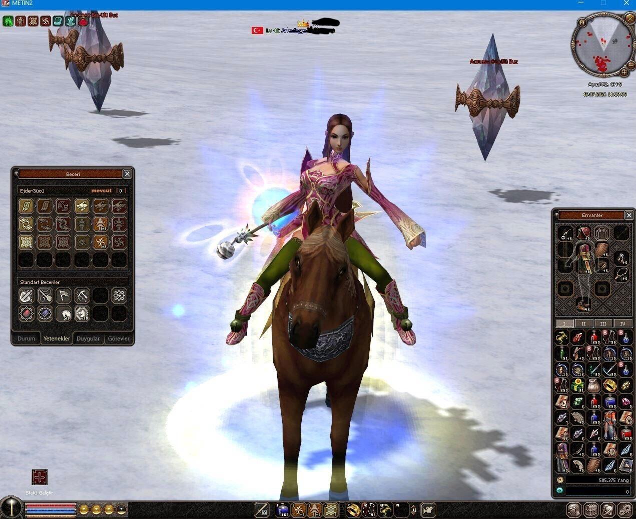 42 level kritikci saman artı 8 zırhlı zekalı itemler