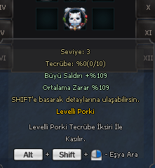 LEVELLİ PORKİ BERSERKER ORTALAMA VERİR