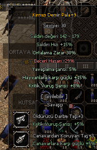 60 LVL BEDENSEL HAVA P ÖFKE G AT 30 İTEMLİ