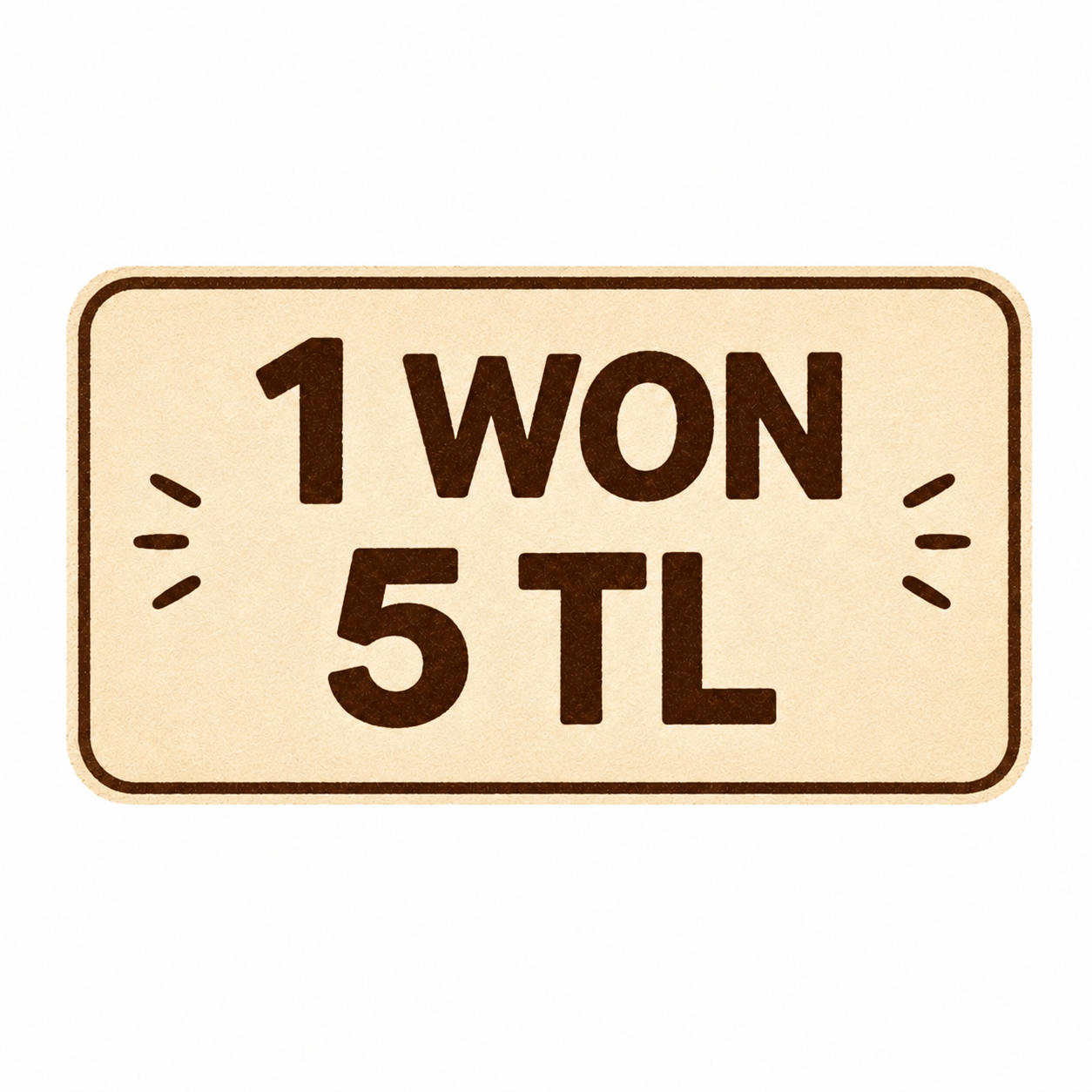 400WON 2000TL
