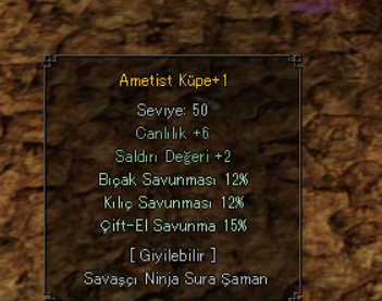 AMETİST KÜPE 3 EFSUN 39 SAVUNMA TEKLİF BIRAK
