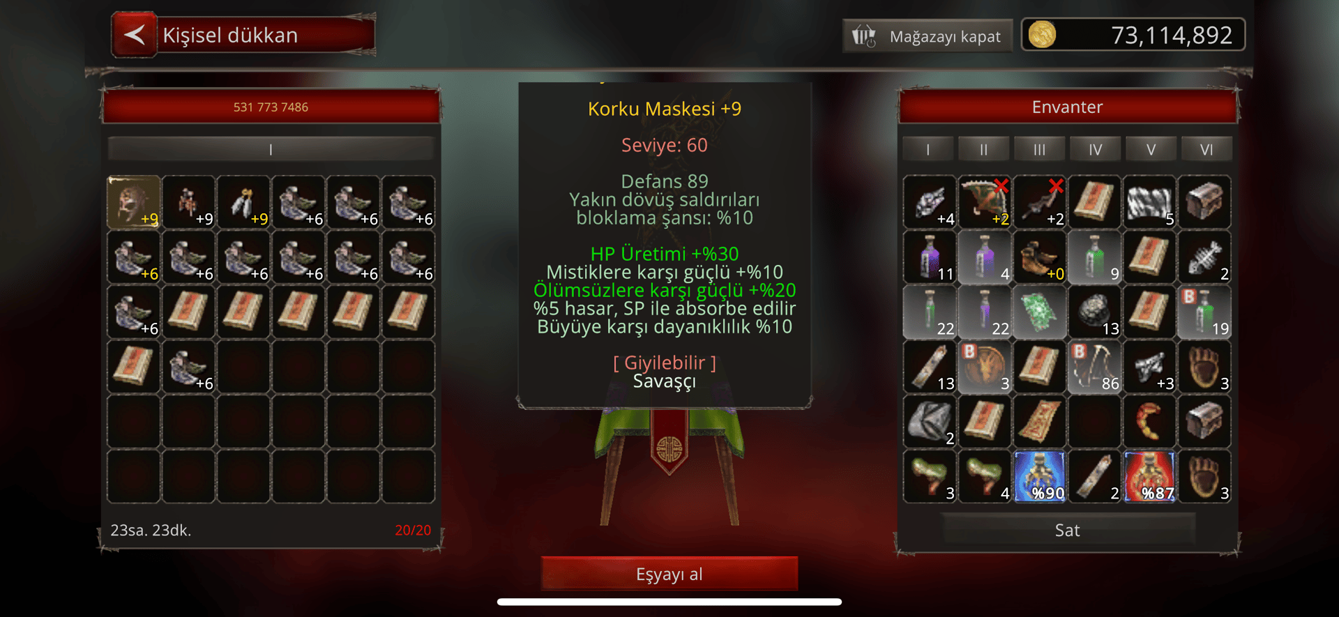 Satılık korku maskesi