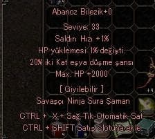 2K HP 20 ESYA BİLEZİK 2 EFSUN