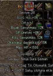 TOPLU SAVAŞ İNCİ KOLYE - HP 3 SAV