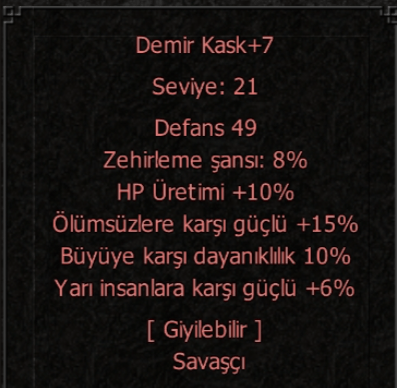 DEMİR KASK +7 ÇİÇEK GİBİ