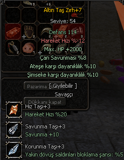 Altıntaş Zırh - Altın taş Zırh 2k hp 10 ateş 10 şimşek p6