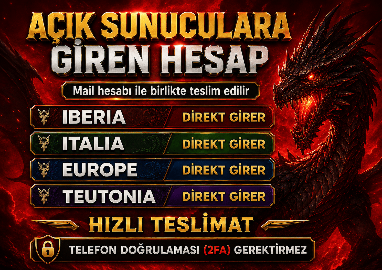 50X MAİL ALMANYA(DE) AÇIK SUNUCULARA GİREN HESAPLAR