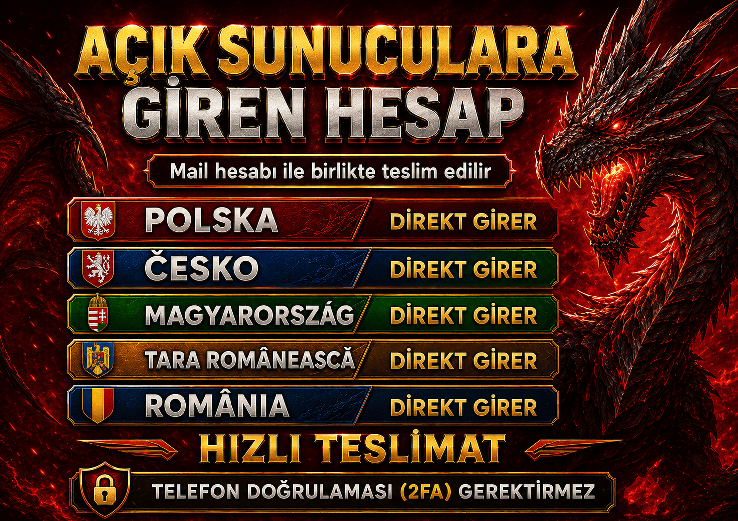 50X MAİL ROMANİA SUNUCUSUNA GİREN HESAPLAR