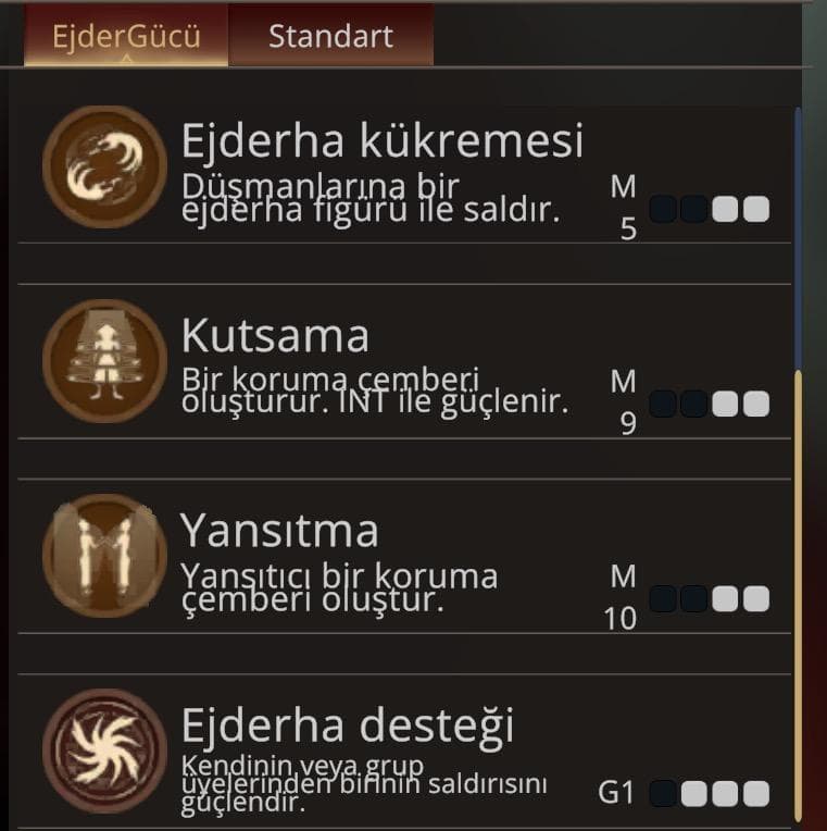 75 LV KRİTİK G1 LİDERLİK M10 BUFFER ŞAMAN
