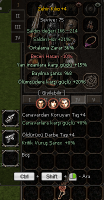 ZEHİR KILICI +4 TAŞLI