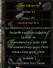 +9 Şahin kalkan