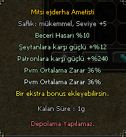 ÇİFT ORT MÜKEMMEL AMETİST