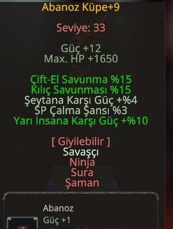 VSLİK ABANOZ KÜPE +9 ELİT
