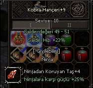 +9 KOBRA HANÇER