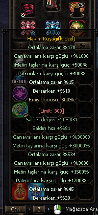 300 EMİŞ 534 ORT KUŞAK
