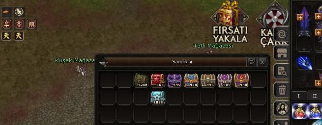 2365 boss sandıgı + 4.8m map sandıgı + 182k gelişim + 464 avcı
