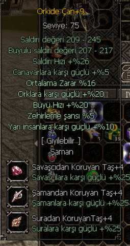 81 KRİTİKÇİ ŞAMAN CEZA 0 ELİ ZIRHIYLA +9 KEMERİYLE