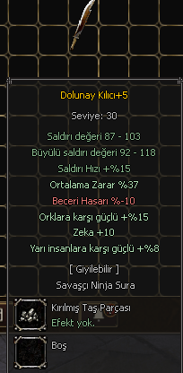 DOLUNAY KILICI SURALIK