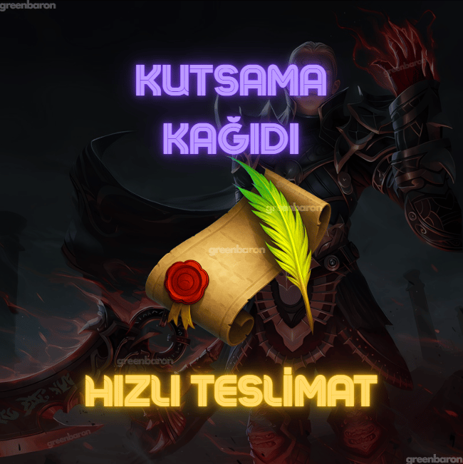 100 ADET KUTSAMA KAĞIDI LEGEND2 HIZLI TESLİMAT