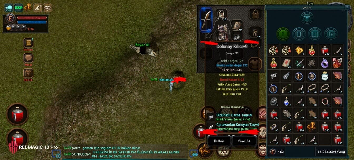 72 level büyülü sura 3P 1 G10