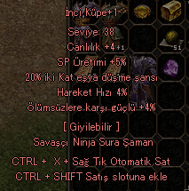 İNCİ KÜPE  20 EŞYALI
