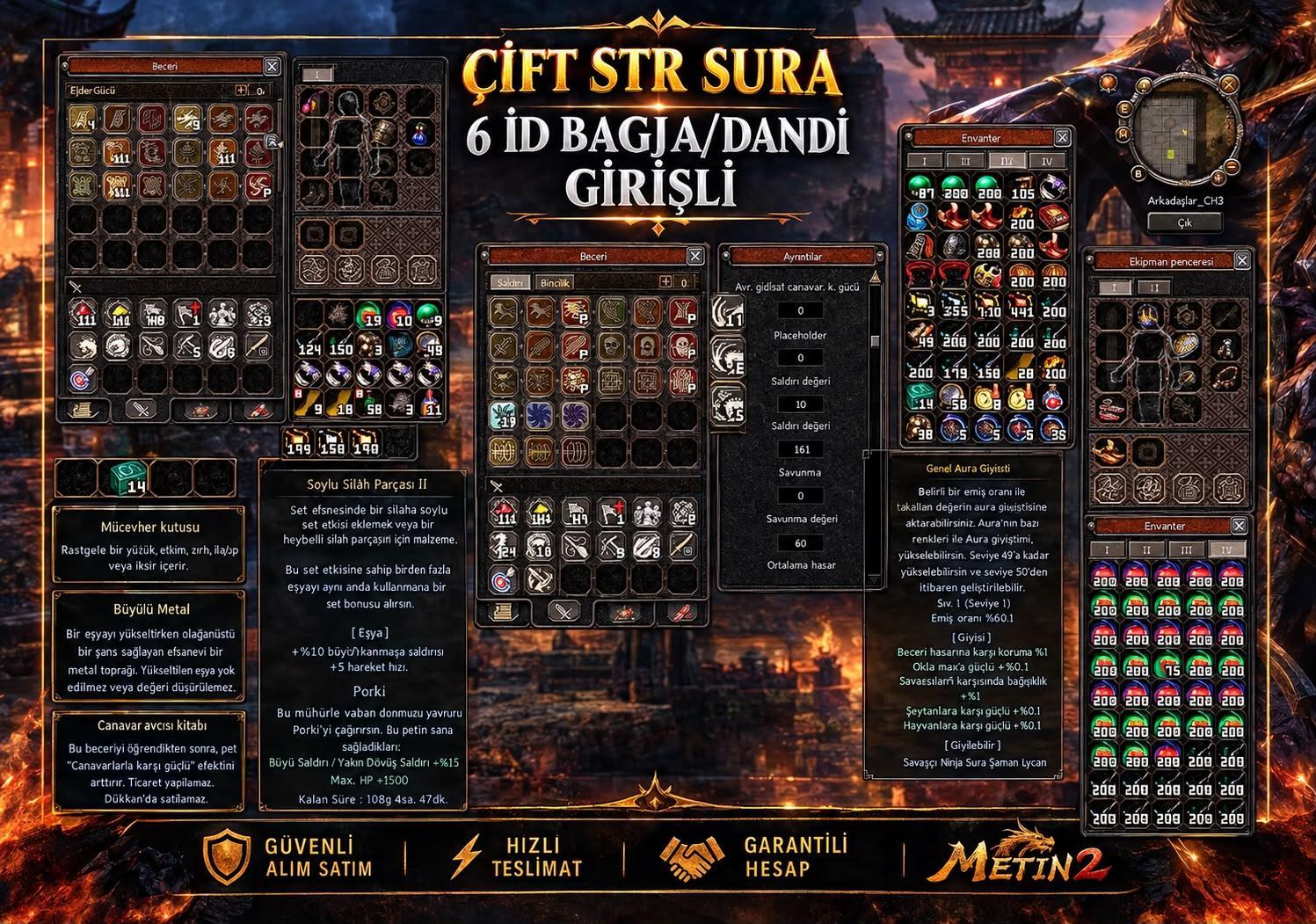 ÇİFT STR KAÇMAZ FIRSAT FULL P BÜYÜLÜ SURA (90 P' Lİ ŞAMAN)
