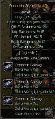 Elit cennet kolye.