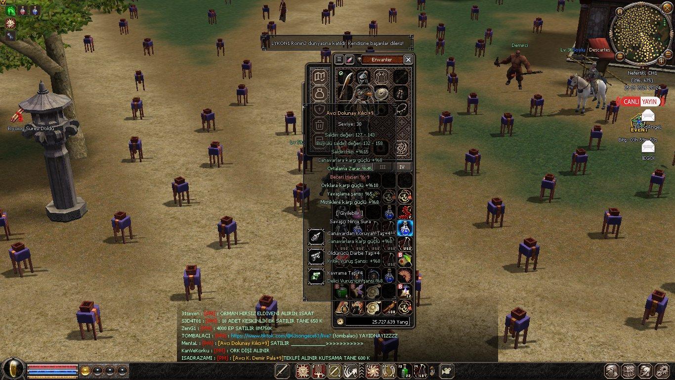 59 LVL 3 P Lİ BEDENSEL AT 30 LVL
