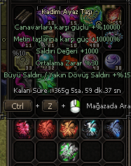 KADİM TAŞ SETİ PERMA 15K EP DEĞERİNDE KELEPİR