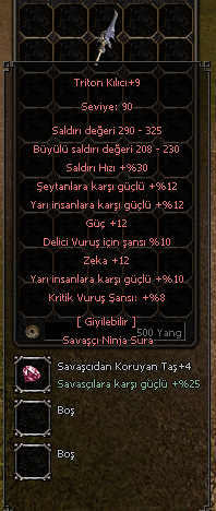 büyülü keskinlik triton