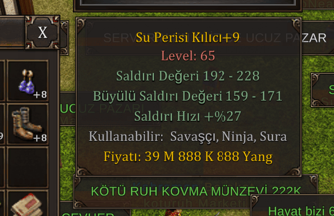 +9 su perisi satılır