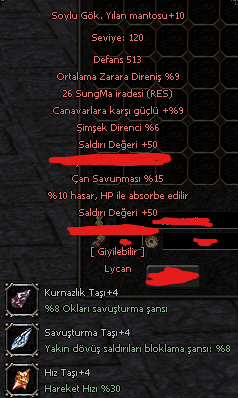 10 SOYLU GÖK. YILAN (ÇİFT STR) + ZODYAK PENÇE (6-7 ELİT) OYUN SONU
