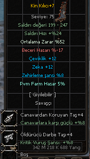 +7 KİN KILICI
