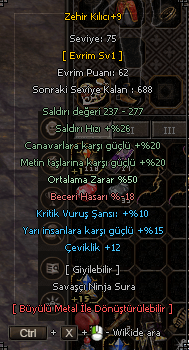 +9 ZEHİR KILICI LÜLÜLÜ