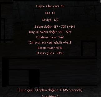 +15 HEYBETLİ YILAN ÇANI 40 - 15 - 40 24 ELEMENT 15 BUZUN GÜCÜ