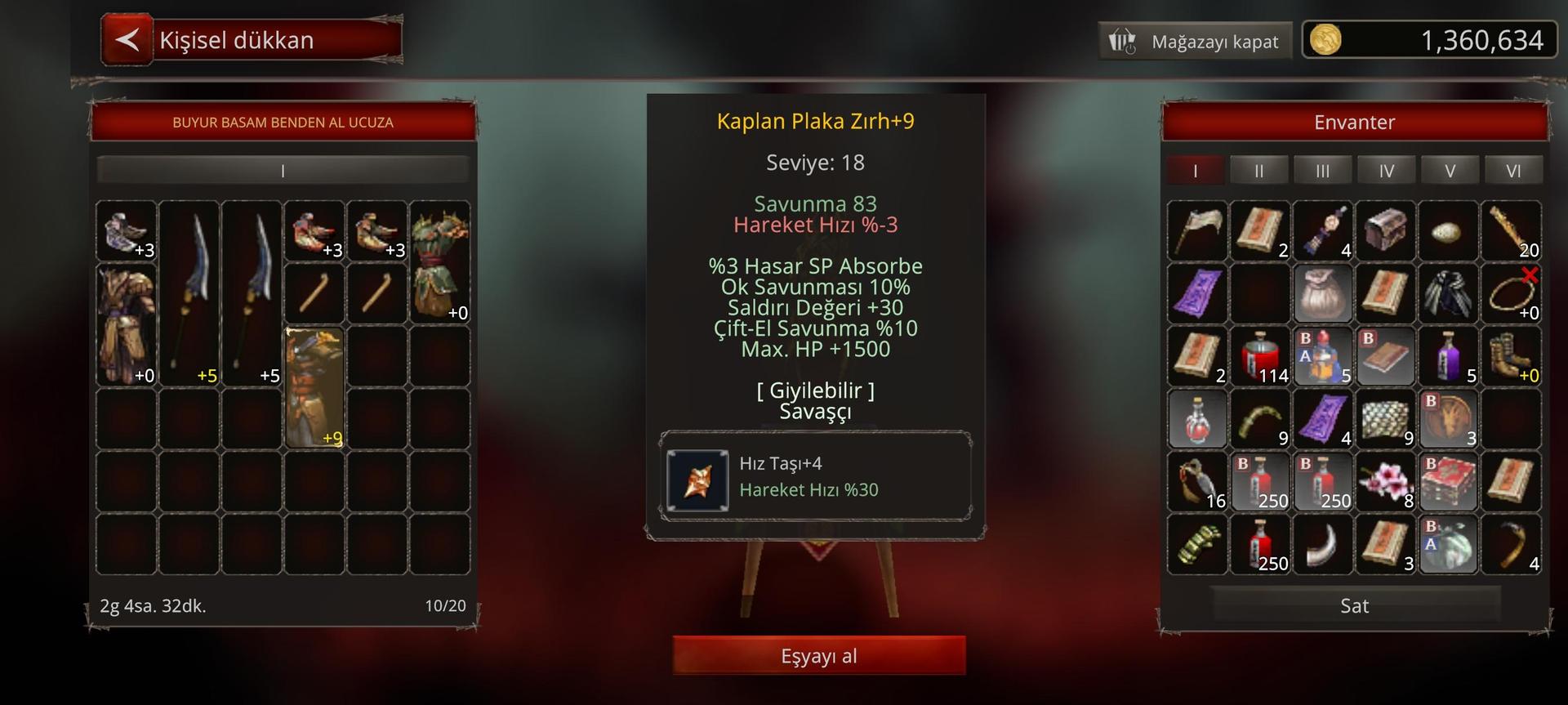 Kaplan plaka  +4 hız taşlı