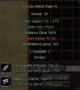 34 ORT +9 SERSEMLİ KDP