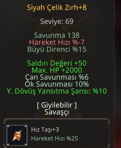 +8 Siyah Çelik [İlanı Çektiğin An Teslim]