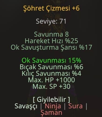 +6 Şöhret Çizmesi [İlanı Çektiğin An Teslim]