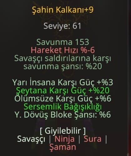 +9 Şahin Kalkan [İlanı Çektiğin An Teslim]