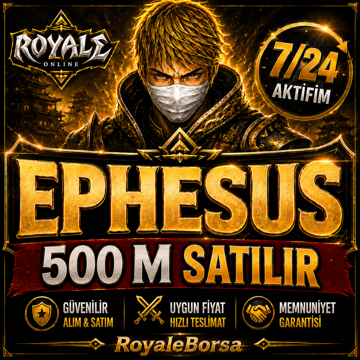 500 M SATILIR [7/24 AKTİFİM ANINDA TESLİM]